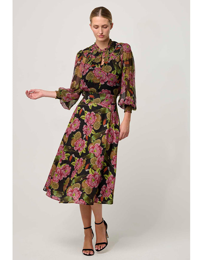 Estrella Yoke Skirt Winter Granadilla