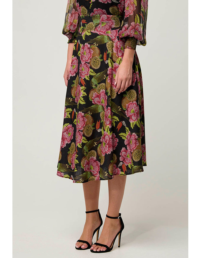 Estrella Yoke Skirt Winter Granadilla