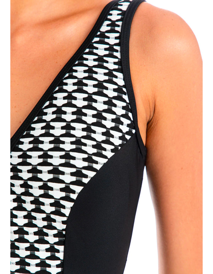 Odessa V Neck Zipper