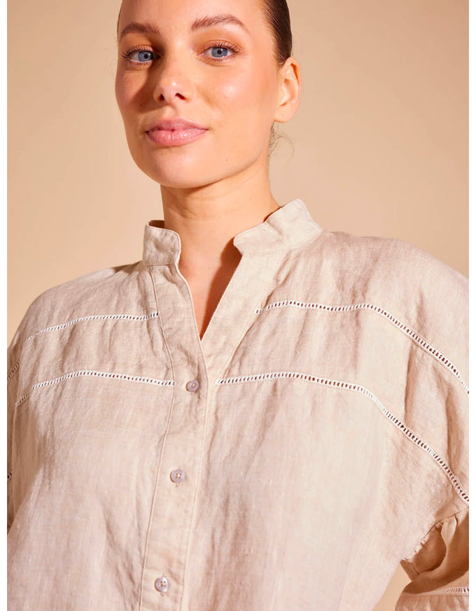 Odette Linen Shirt String