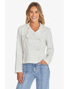 Belinda Stripe Jacket - Ivory/Navy