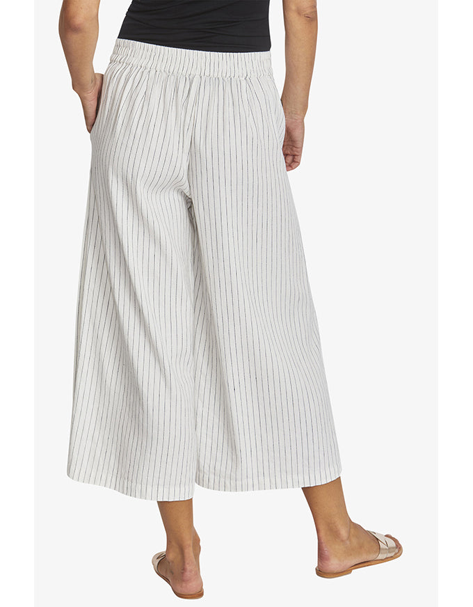 Belinda Striped Pant - Ivory/Navy
