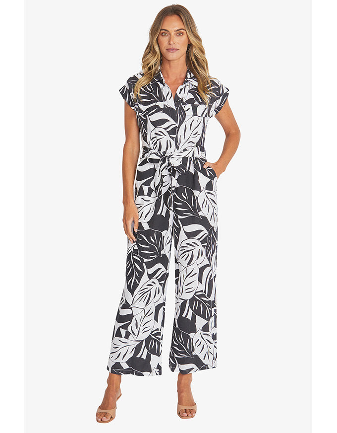 Marisol Jumpsuit White/Black