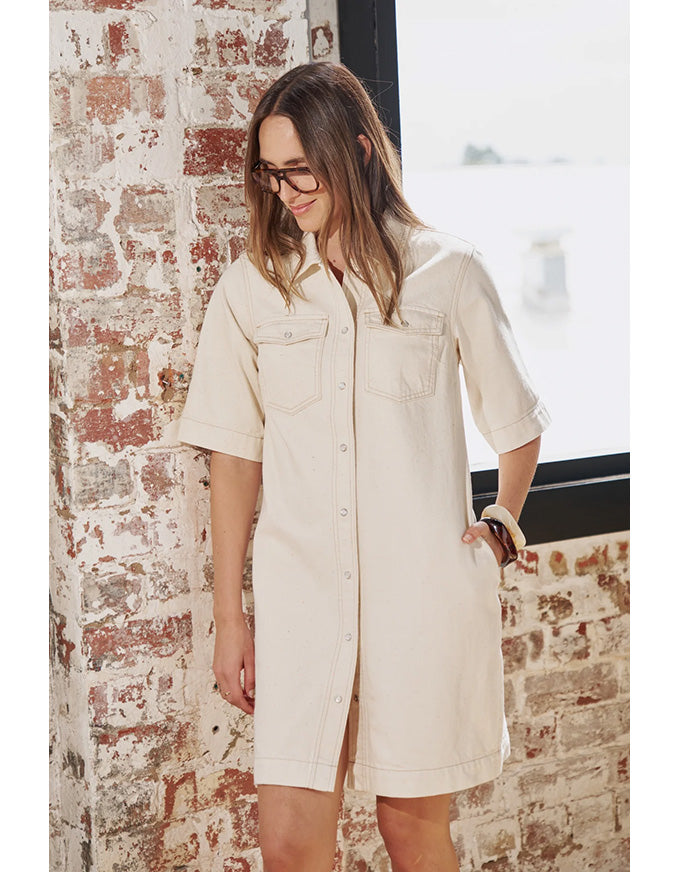 Pamela Dress Neon Sand