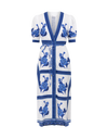 Portrait Dress Azure Collage
