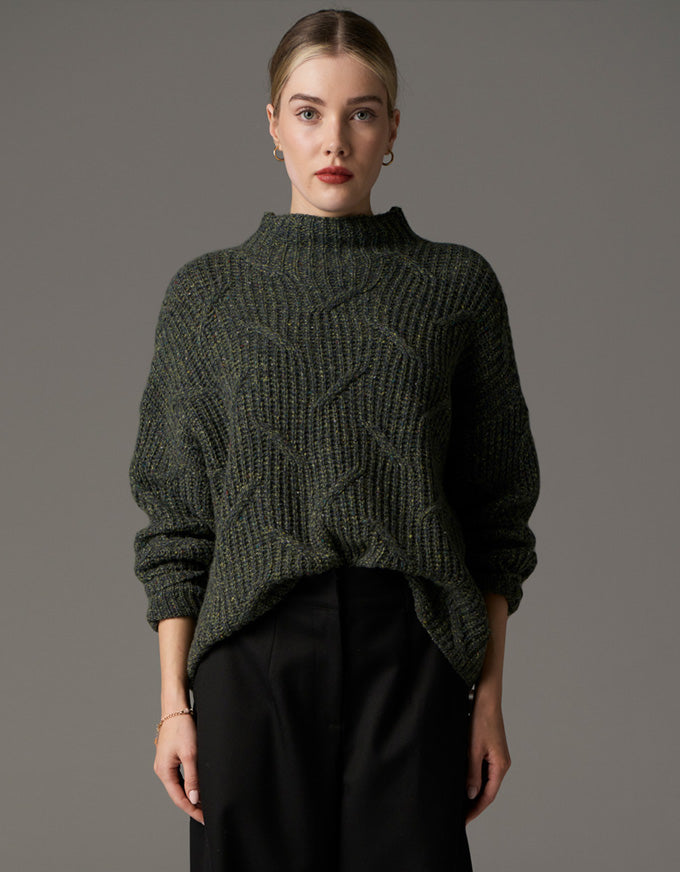 Croft Knit Green Multi