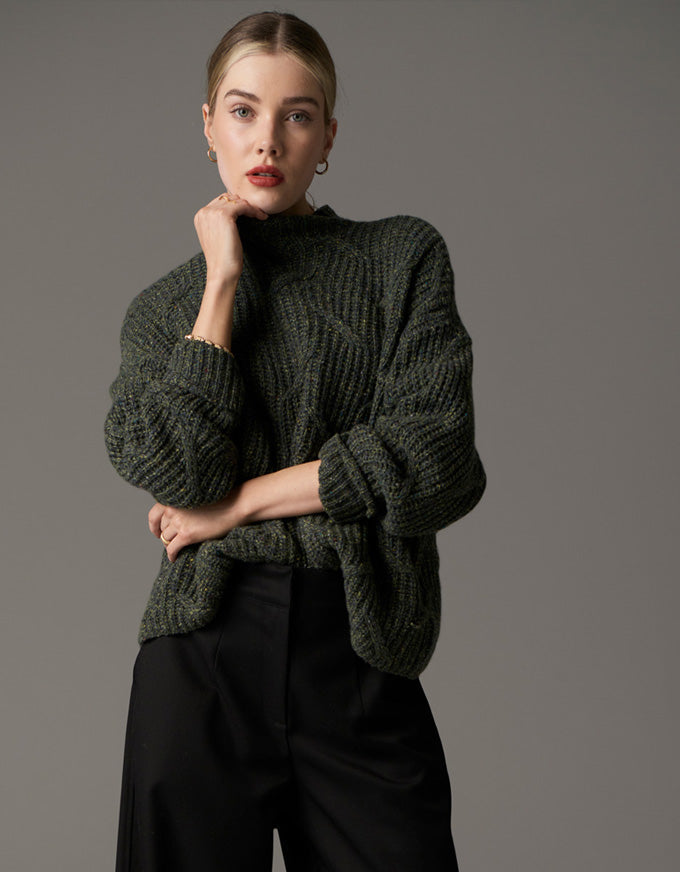 Croft Knit Green Multi