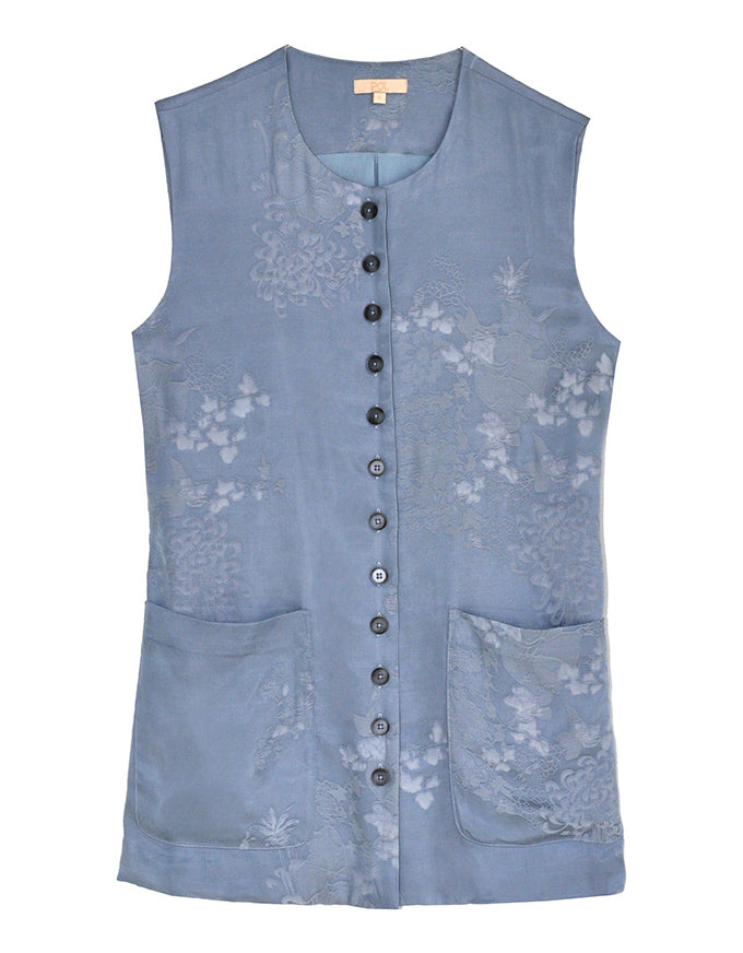 Blake Vest Blue