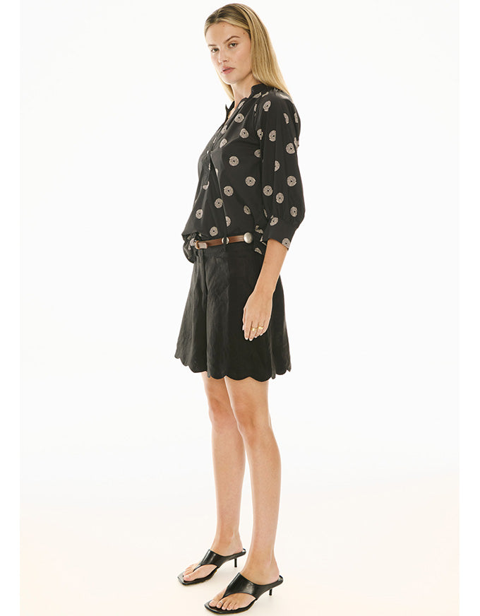 Buoy Shirt Black/Pebble