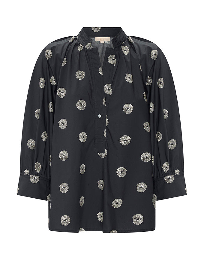 Buoy Shirt Black/Pebble