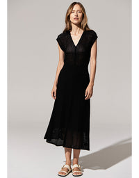 Paco Knit Dress Black