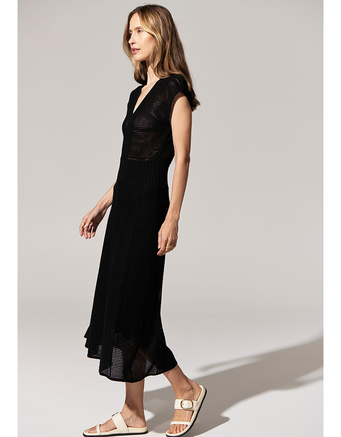 Paco Knit Dress Black