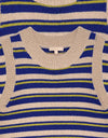 Utopia Vest Stripe Pebble Multi