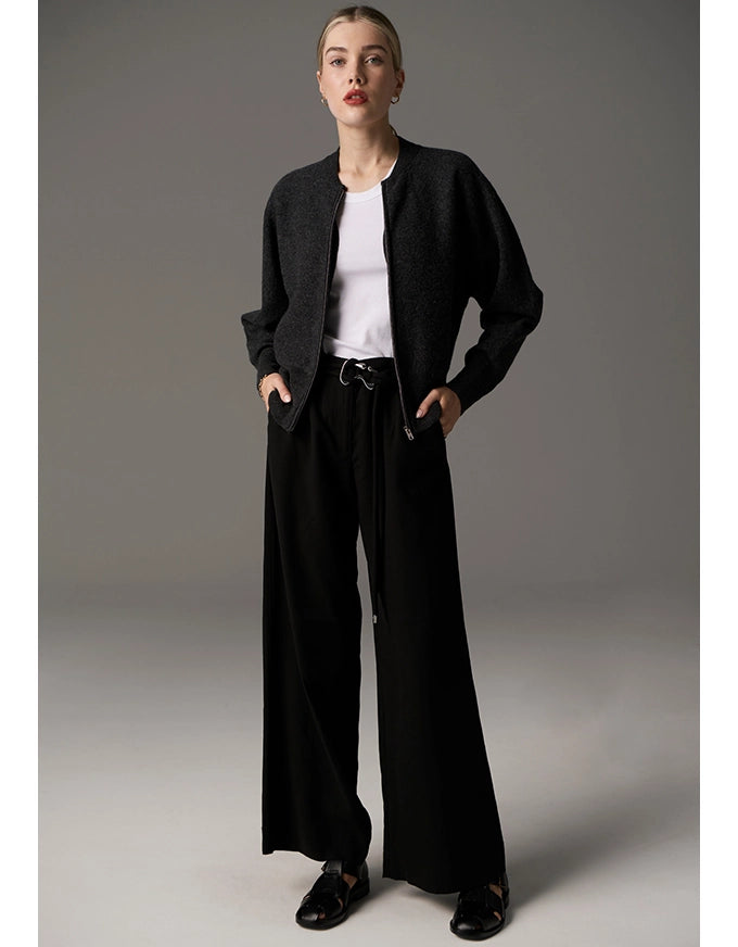 Lou Belted Pant Black