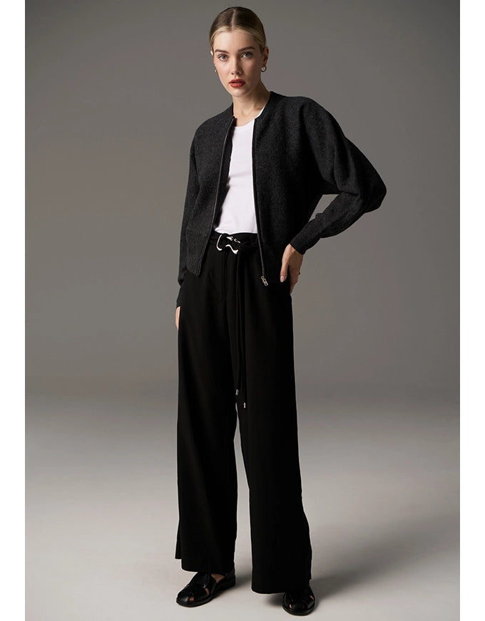 Lou Belted Pant Black