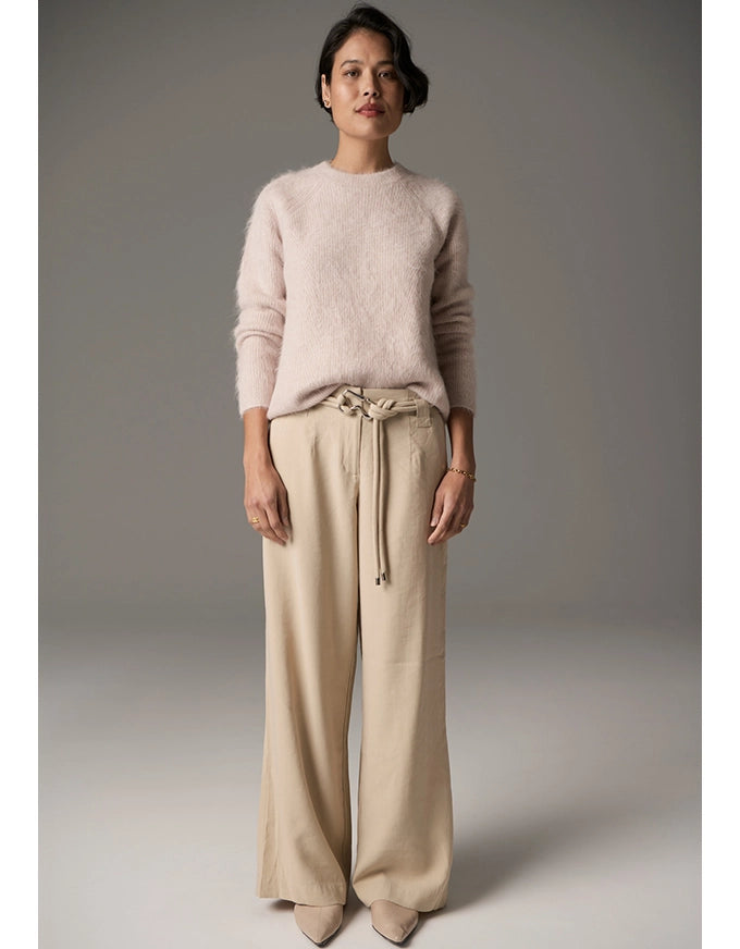 Lou Belted Pant Pebble