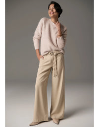 Lou Belted Pant Pebble