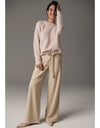 Lou Belted Pant Pebble