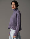 Grove High Neck Knit Denim