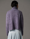Grove High Neck Knit Denim