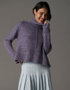 Grove High Neck Knit Denim