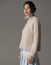 Grove High Neck Knit Stone