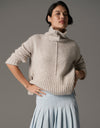 Grove High Neck Knit Stone