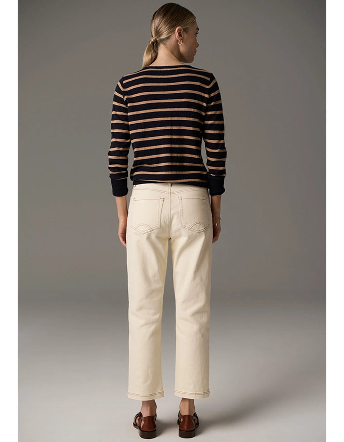 Beech Stripe Knit Toffee/Ink