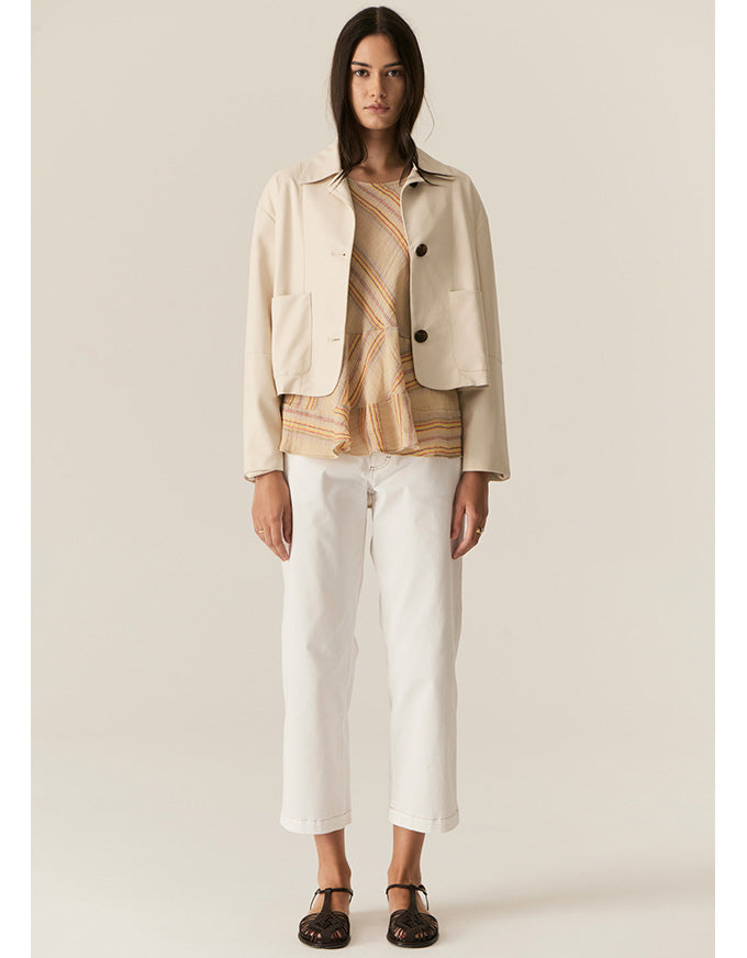 Fern Tapered Pant White