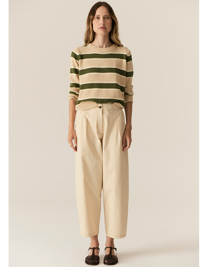 Avrid Barrel Pant Pebble