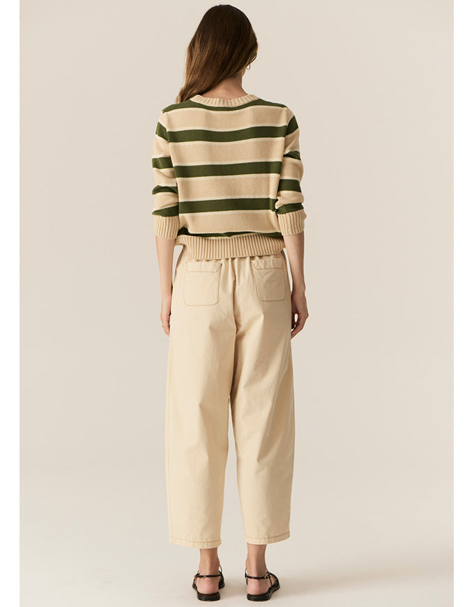 Avrid Barrel Pant Pebble