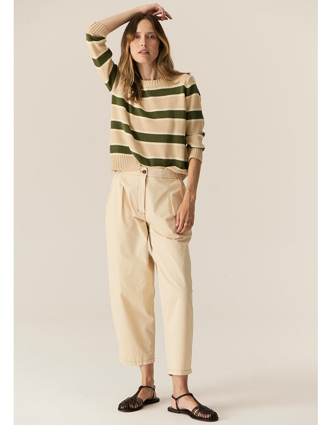 Avrid Barrel Pant Pebble