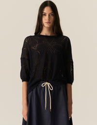 Milton Pointelle Tee Ink