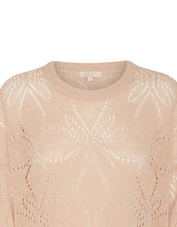 Milton Pointelle Tee Pink