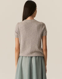 Pax Lurex Tee Stone