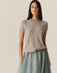 Pax Lurex Tee Stone