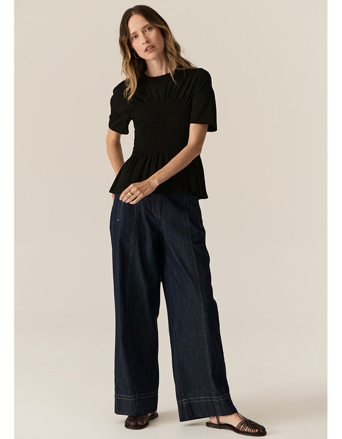 Carsen Full Length Pant Dark Wash