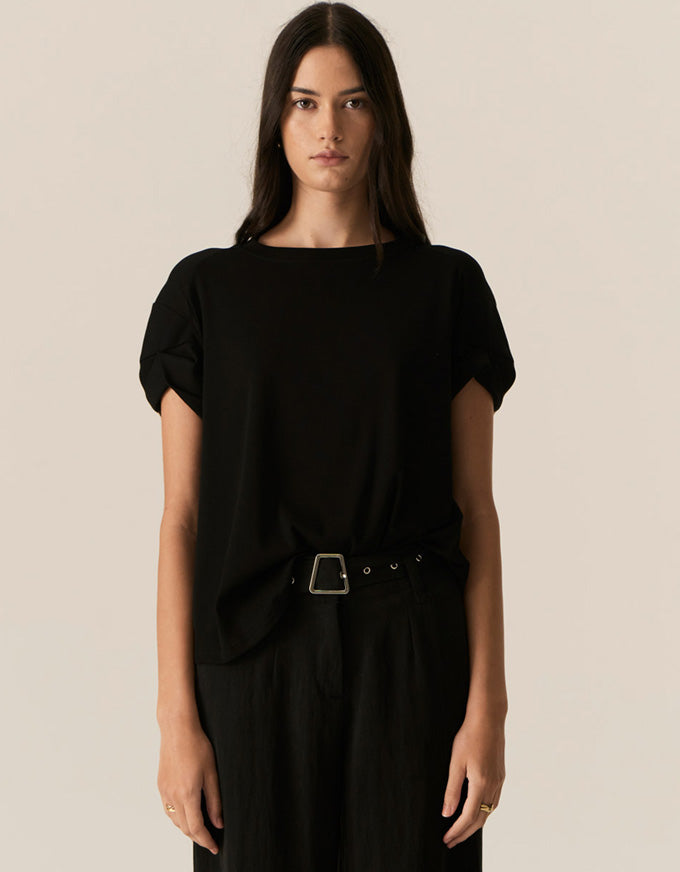 Zone Cap Tee Black
