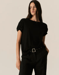 Zone Cap Tee Black
