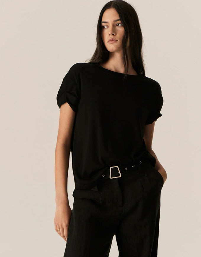 Zone Cap Tee Black