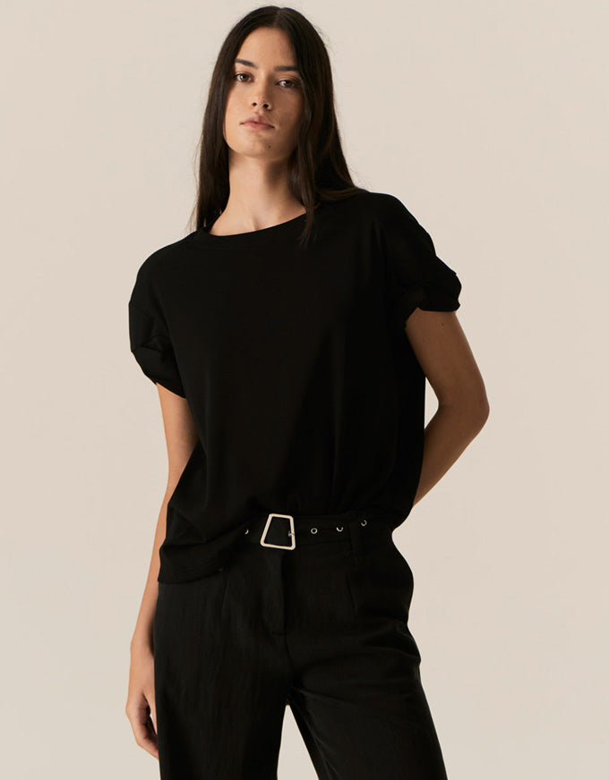Zone Cap Tee Black