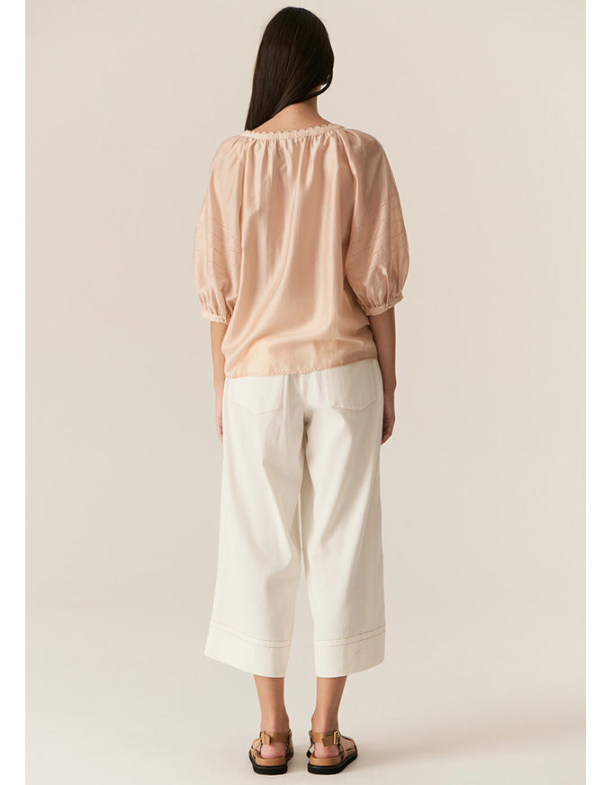 Carsen Crop Pant Ecru