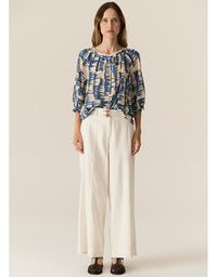 Carsen Full Length Pant Ecru