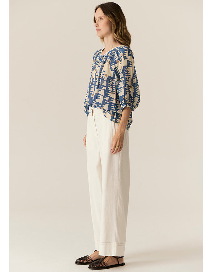 Carsen Full Length Pant Ecru