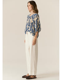 Carsen Full Length Pant Ecru