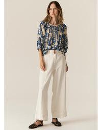 Carsen Full Length Pant Ecru