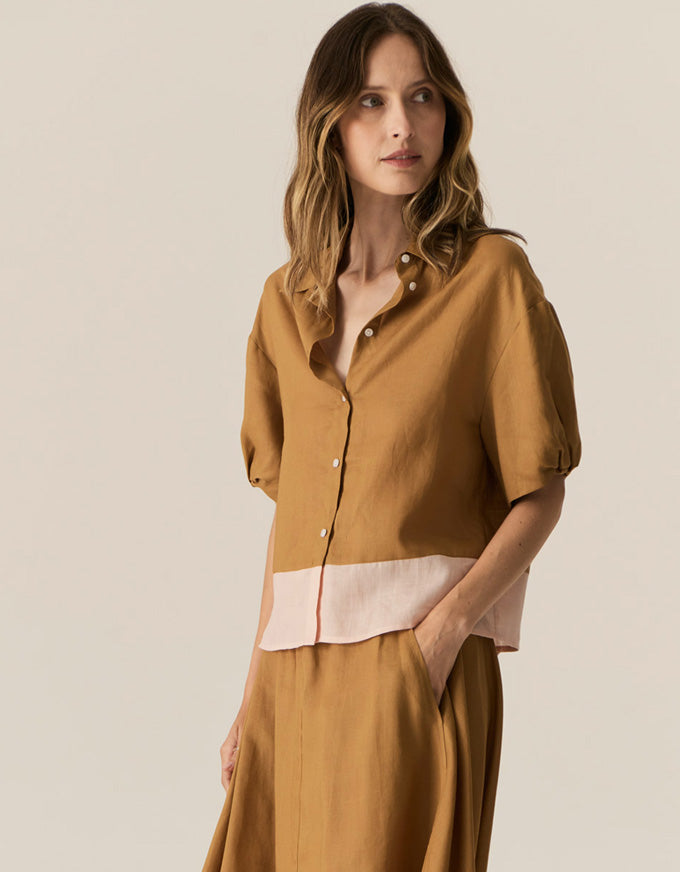 Speck Shirt Ginger/Pink