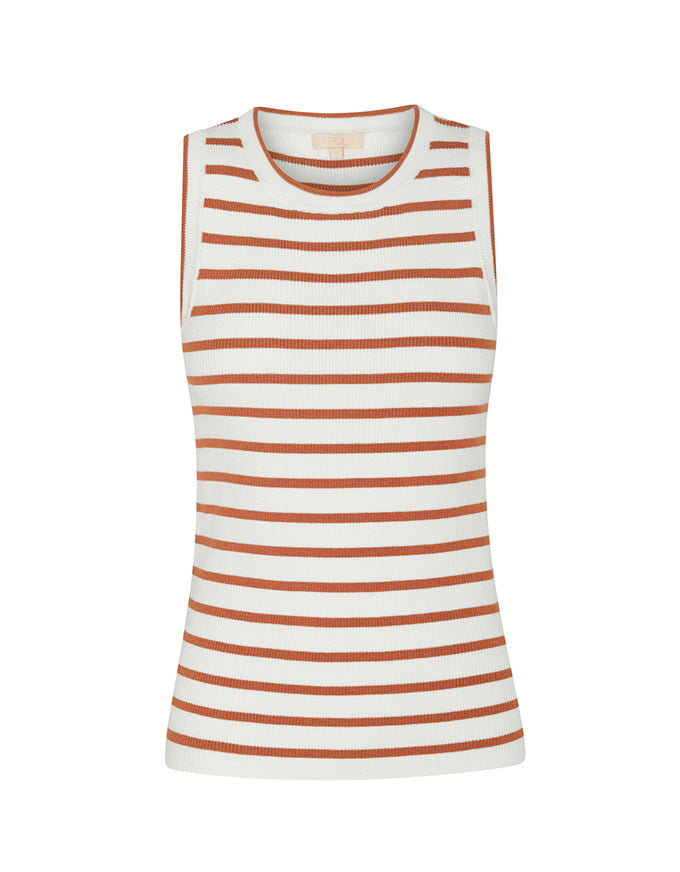 Luca Tank White/Camel