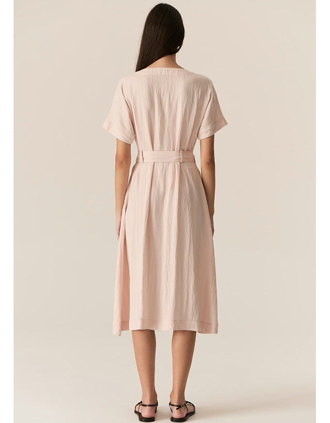 Faire Belted Dress Blush