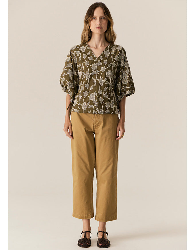 Fern Tapered Pant Khaki